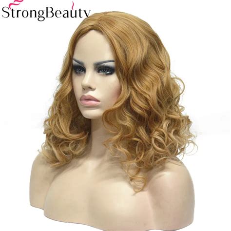 yellow wig curly|white haired wigs for women.